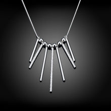 jewellery charms silver plated statement necklace Sever Column collar wedding354 ELY