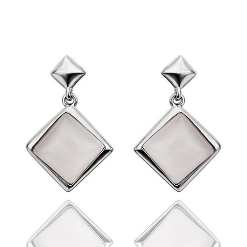 Gorgeous 18K Gold Plating earring Inverted quadrilateral stud pendientes bear margarida 138 ELY