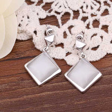 Gorgeous 18K Gold Plating earring Inverted quadrilateral stud pendientes bear margarida 138 ELY