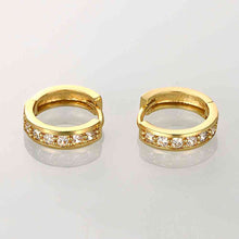 Gorgeous 18K Gold Plating earring insets beads clip brincos de festa bijoux femme SKGE 4 ELY