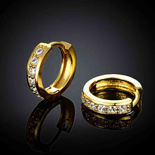 Gorgeous 18K Gold Plating earring insets beads clip brincos de festa bijoux femme SKGE 4 ELY