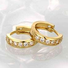 Gorgeous 18K Gold Plating earring insets beads clip brincos de festa bijoux femme SKGE 4 ELY