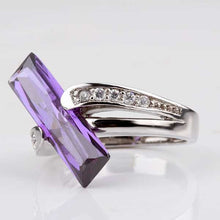 Gorgeous 18K Gold Plating engagement ring violetta bar Platinum Plated men ring bone145 ELY