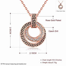 Gorgeous 18K Gold Plating necklaces Hollow compass colar charms ELY