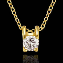 Gorgeous 18k gold plated necklace women heart stone crystal zircon colar feminino sport SMTPN8 1 ELY