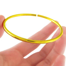 Gorgeous 24k gold plated charms bangle Women Wedding Bracelet joyas HBB 49 ELY