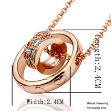 Gorgeous Austrian Crystal necklaces circle in round tenis masculino ELY