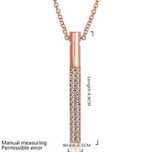 Gorgeous Austrian Crystal necklaces &amp; pendants pencil rose golden collier femme prices in euros ELY