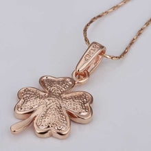 Gorgeous Austrian Crystal necklaces golden Clover collares ELY