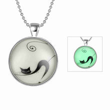 Gorgeous Glowing in the dark necklace men Little creature corrente de prata masculina love316 ELY