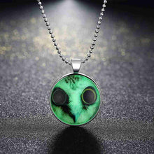 Gorgeous Glowing in the dark necklace men Little creature corrente de prata masculina love316 ELY