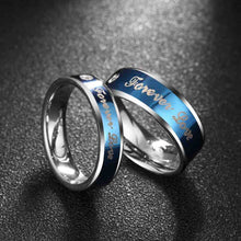 Gorgeous Titanium Steel Engagement rings Forever love anel ruby jewelry TSGR 97 ELY