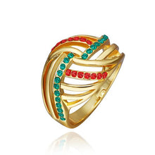 Gorgeous acessorios para mulher rings for men red and green anel271 ELY