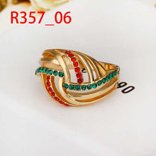 Gorgeous acessorios para mulher rings for men red and green anel271 ELY