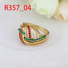 Gorgeous acessorios para mulher rings for men red and green anel271 ELY