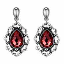 Gorgeous earing Polygon inlay crystal stud boucle doreille femme jewelry 267 ELY