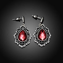 Gorgeous earing Polygon inlay crystal stud boucle doreille femme jewelry 267 ELY