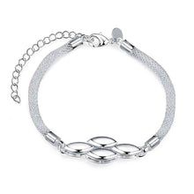 Gorgeous silver plated bracelets Hollow edge pulseira masculina jewelry379 ELY