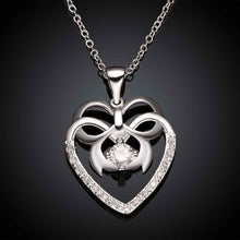 Gorgeous silver plated collar necklace inserts love collier plastron jewerly accessories ELY