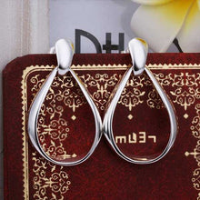 Gorgeous silver plated earrings Tatu stud orecchini sport ELY