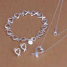 Gorgeous silver plated jewelry set Insets kelp Necklace&Earring&Ring Sets fine jewelry 77 ELY