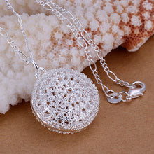 Gorgeous silver-plated pendant Round Bag tattoo choker joyas ELY