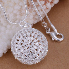 Gorgeous silver-plated pendant Round Bag tattoo choker joyas ELY