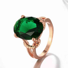 18K Gold Plating engagement ring big green gem prices in euros ruby jewelry SKGR1 5 ELY