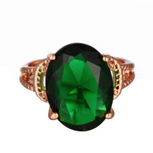 18K Gold Plating engagement ring big green gem prices in euros ruby jewelry SKGR1 5 ELY