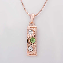 18K Gold Plating pendants flower cards bisuteria jewellery243 ELY