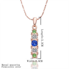 18K Gold Plating pendants flower cards bisuteria jewellery243 ELY