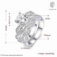 18k gold plated wedding rings Twisted inlaid crystal anel de ouro jewerly accessories ELY