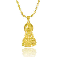 24k gold plated necklaces & pendants Buddha bead necklace Elegant269 ELY