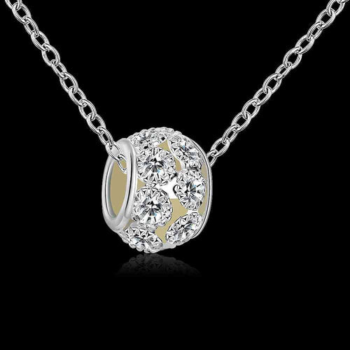 Pendant Glowing necklace Round ball maxi colar jewerly accessories LUYN 81 ELY