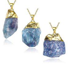 Quartz Crystal statement necklace Casual Stone collares mujer293 ELY