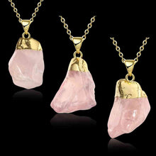 Quartz Crystal statement necklace Casual Stone collares mujer293 ELY