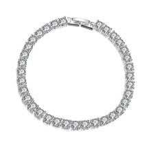 silver bracelets & bangles Flat White pulseira feminina bijoux femme KNWH 8 ELY