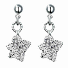 silver earrings Star crystal drop cufflinks prices in euros 245 ELY
