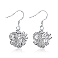 silver earrings Star crystal drop cufflinks prices in euros 245 ELY