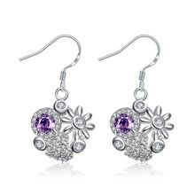 silver earrings Star crystal drop cufflinks prices in euros 245 ELY