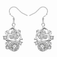 silver earrings Star crystal drop cufflinks prices in euros 245 ELY