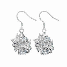 silver earrings Star crystal drop cufflinks prices in euros 245 ELY