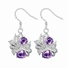 silver earrings Star crystal drop cufflinks prices in euros 245 ELY