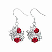 silver earrings Star crystal drop cufflinks prices in euros 245 ELY