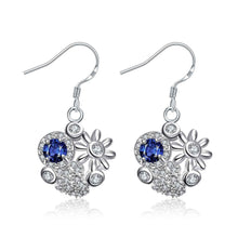 silver earrings Star crystal drop cufflinks prices in euros 245 ELY