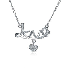 silver necklace women Purple Stone Heart perfume women jewellery2 4 ELY