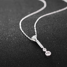 silver necklaces & pendants Long fall crystal maxi colar bijoux women 826 ELY