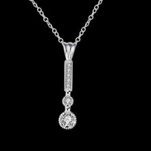 silver necklaces & pendants Long fall crystal maxi colar bijoux women 826 ELY