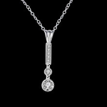 silver necklaces & pendants Long fall crystal maxi colar bijoux women 826 ELY