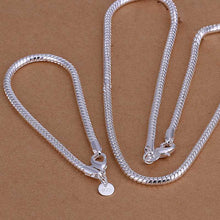 silver plated jewelry set Round Grid Necklae&Bracelet Sets charm 34 ELY